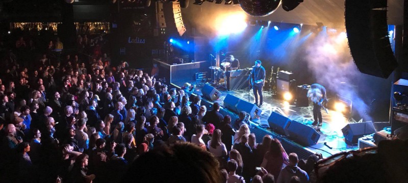 Eyre Llew on the Rock City stage in 2018.