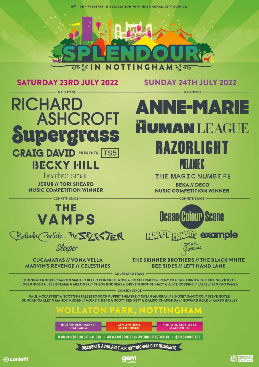 SPLENDOUR FESTIVAL ANNOUNCES MORE ACTS - Rock City