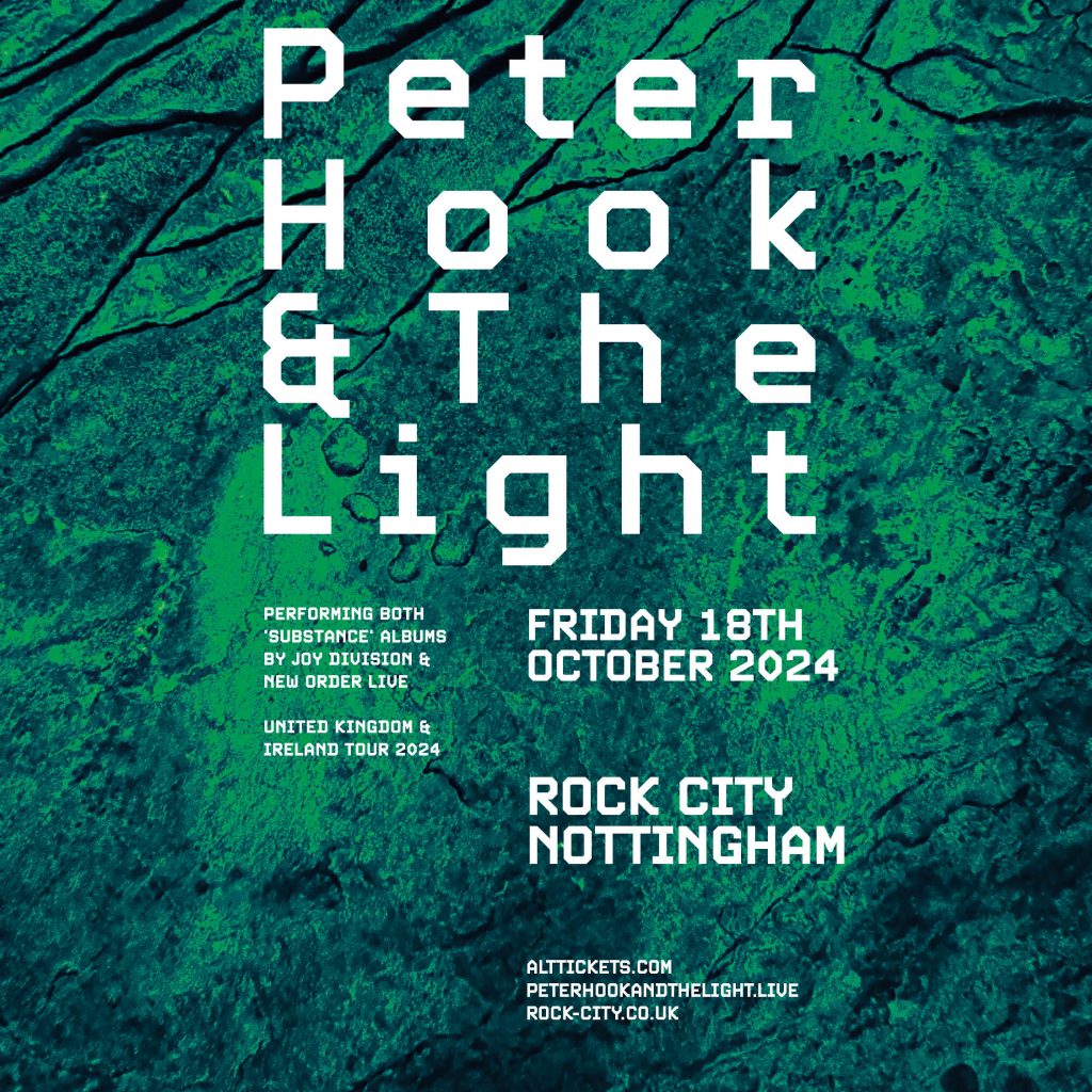 PETER HOOK AND THE LIGHT POSTER