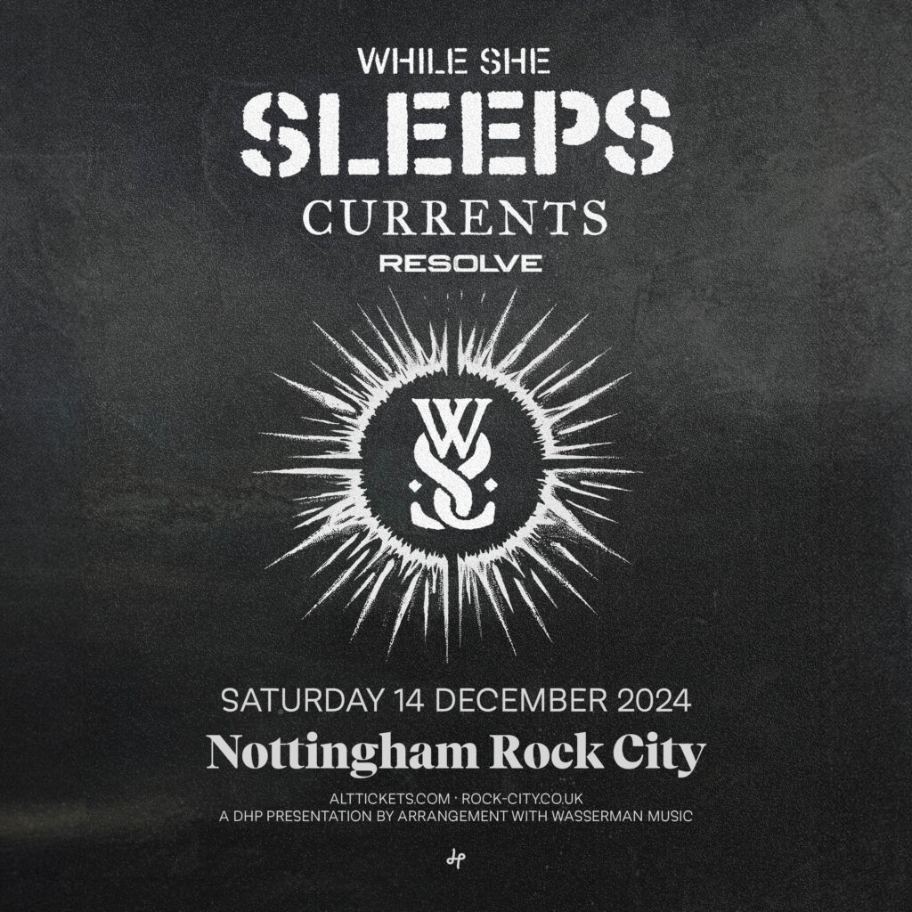 WHILE SHE SLEEPS POSTER