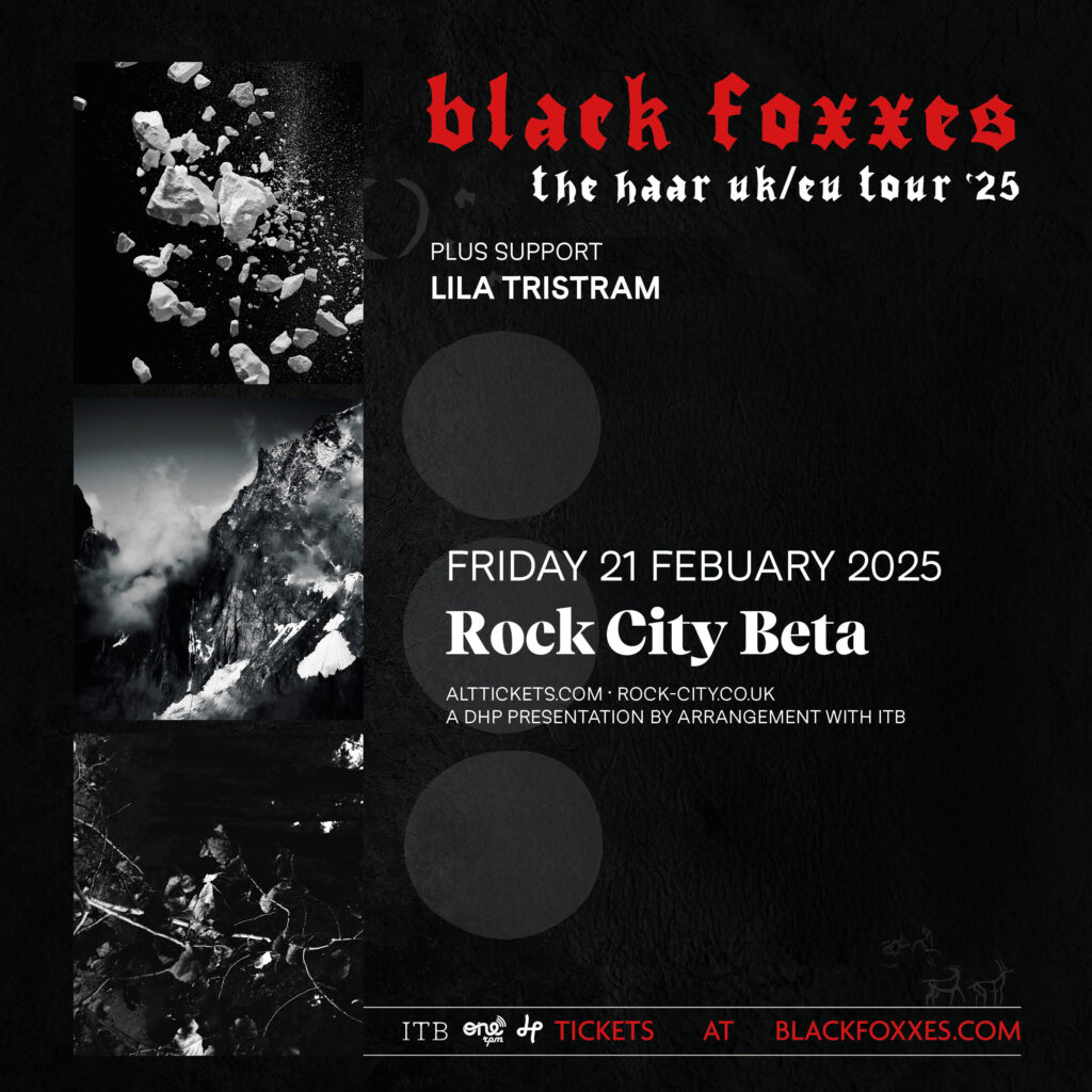 BLACK FOXXES POSTER