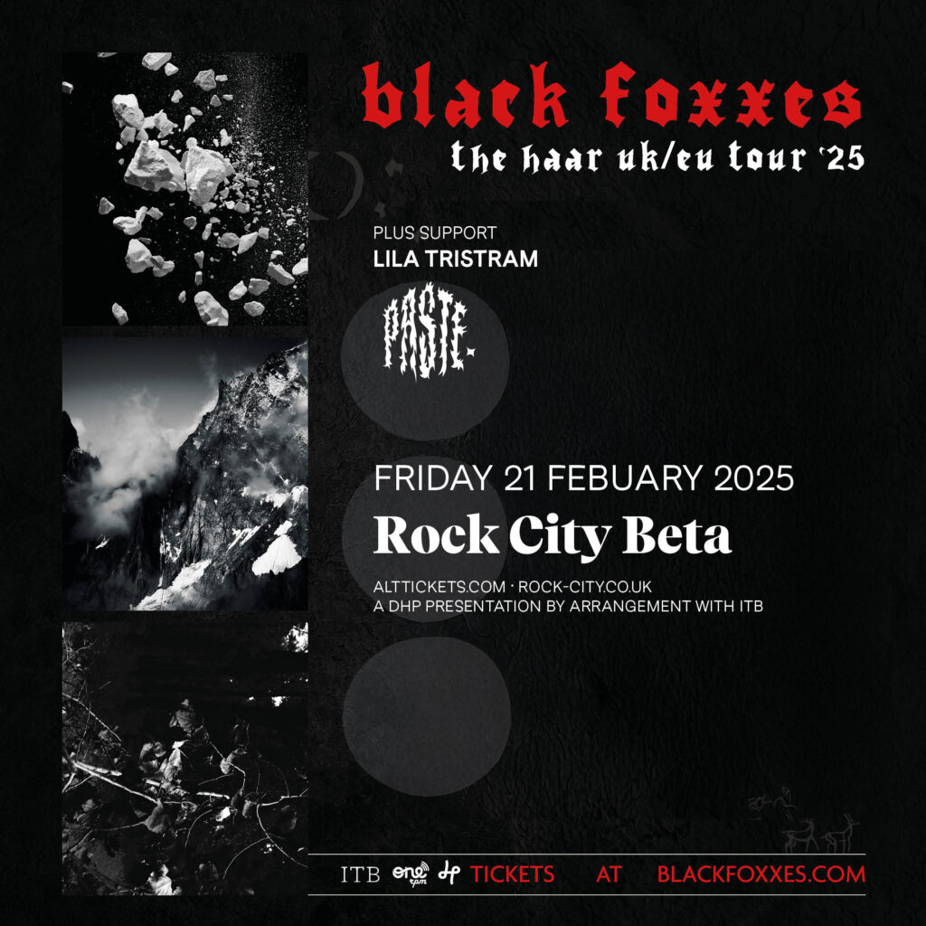 BLACK FOXXES POSTER